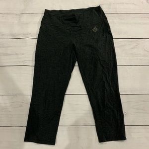 Green Apple Gray Leggings